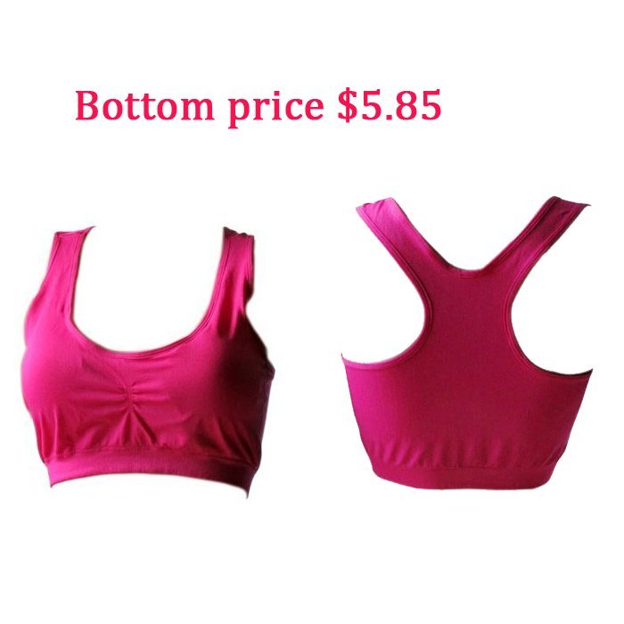 Free shipping Daily  Sports Bra without wire comfortable and healthy style (2 pcs)