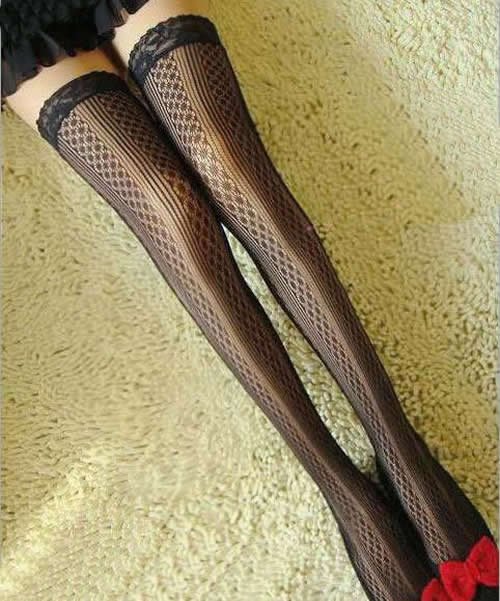 Free shipping daisy lace silk tights stockings sexy women fishnet thigh high socks 2013 hot selling