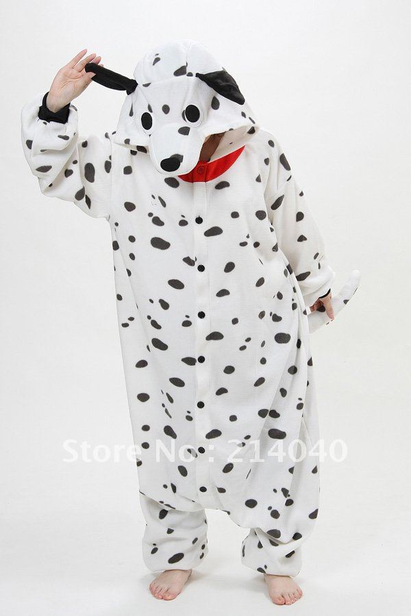 Free Shipping Dalmatian Dog Animal Kigurumi Pajamas Women's Cosplay Sleepwear