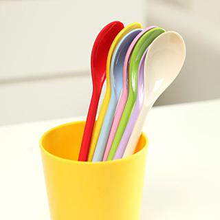 Free Shipping! Derlook multicolour candy color long design spoon coffee spoon 35163