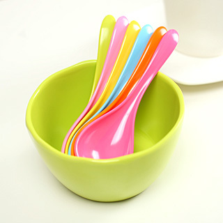 Free Shipping! Derlook multicolour candy color medium big spoon 35161