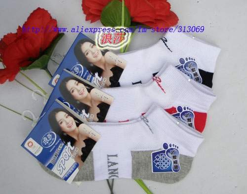 Free shipping DHL, sports cotton socks, lady's mesh socks, wholesale 100pairs/lot