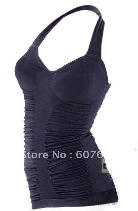 Free Shipping Discount 60pcs/lotGermanium Titanium Silver Slimming Vest body shaper