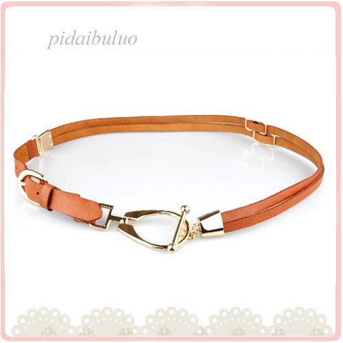 Free Shipping Dora fashion women's genuine leather belt fastener women's genuine leather strap