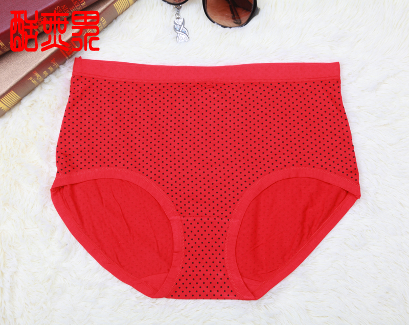 FREE SHIPPING Dot bamboo fibre panty WOMEN'S UNDERWEAR FREE SIZE LADIES PANTIES