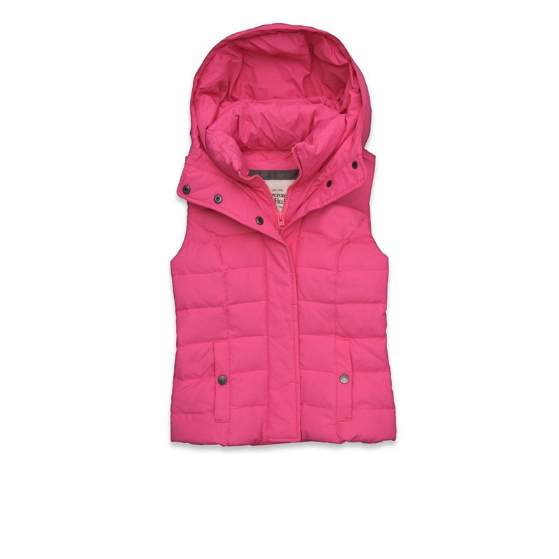 Free Shipping Drop Ship Women's Coat Vests  Women's Clothing ,Down Vests size:S M L XL 6 Color VK-1 Pink