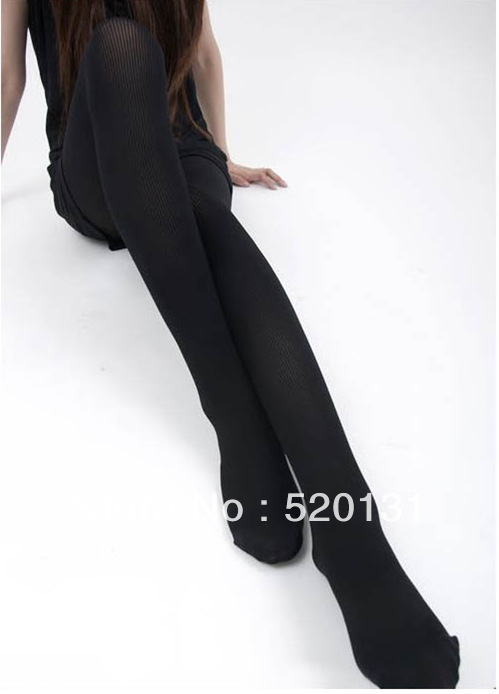 free shipping east ou summer Super thin leg vertical stripes women velvet tights Wholesale and retail