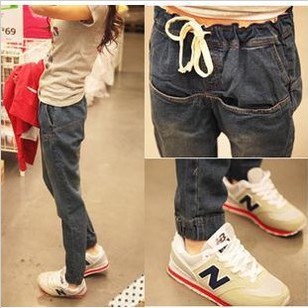 Free Shipping ELAND f06 2013 spring fashion loose elastic fashionable casual all-match jeans dress wholesale