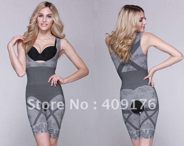 Free shipping EMS Magic slimming color gift box  underwear  bamboo charcoal slimming suits Body Shaping shaper women lady dress