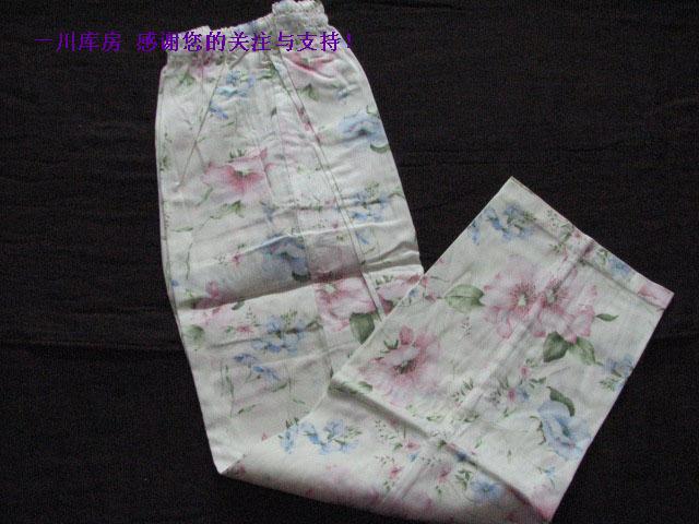 free shipping export 100% cotton pajama pants lounge pants fabric casual comfortable