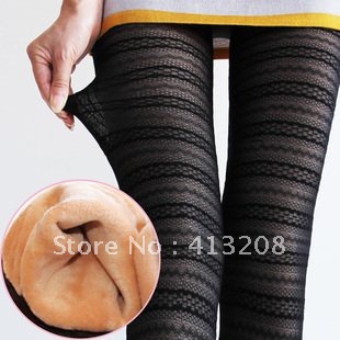 Free Shipping fashion Brands warm winter Velvet thick lace women's Leggings stockings socks tights jeans pantyhose wholesale