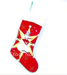 FREE SHIPPING FASHION EUROPE  STYLE,2012 NEW DESIGN ,CHIRSTMAS GIFT STOCKING