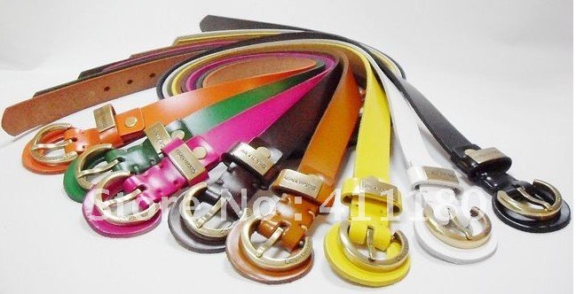 Free shipping fashion genuine leather belt for lady fashion style and fashion color available