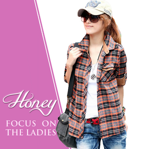 Free Shipping Fashion  Honey England  Shirt  Sweet Printed  Casual  Ladies T Shirt  No 2015