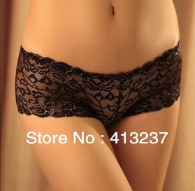 Free shipping fashion new sexy women lace underwear 20 color Perspective ladies panties 3pcs/lot