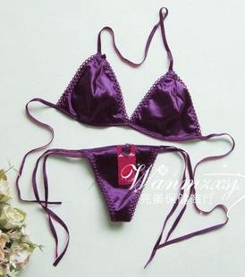 Free shipping Fashion sexy colorful bikini point Bra Sets for women sexy lingerie large size lingerie