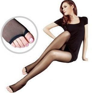 Free shipping Fashion Sexy Fishnet Pattern Stockings Thin Tights Pantyhose / Dew Toe open Socks  High quality