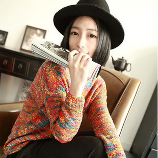 Free shipping ! Fashion Sweater sweater circle velvet 2012 women's stripe