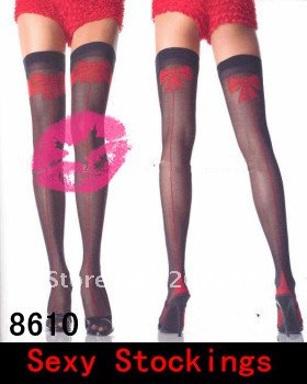 Free Shipping Fashion Women's Sexy Long Stockings Lingerie 10pcs /lot ACCEPT MIXTURES ORDER