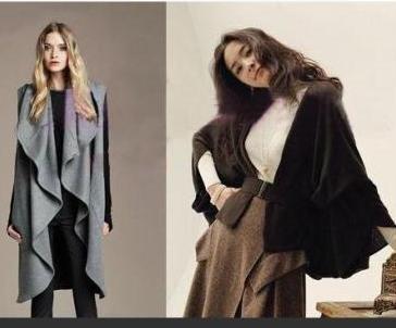 free shipping fashion women wool coat cape outdoor jacket sexy shawl ladies winter  outwear poncho cloak clothes  new deginF42