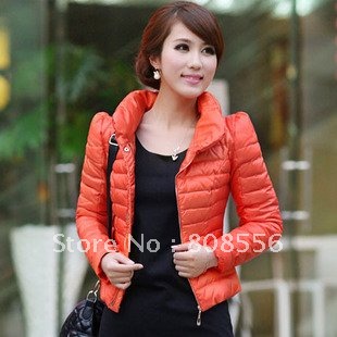 Free shipping Fashionable short jacket coat thin shrug Ladies down jackets new Slim-type autumn jacket