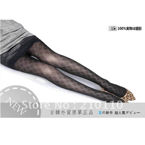 Free shipping fee good-high quality large squares pantyhose