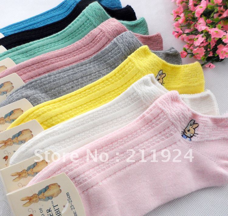 Free shipping  female sock slippers sock cotton needle short socks without trademark