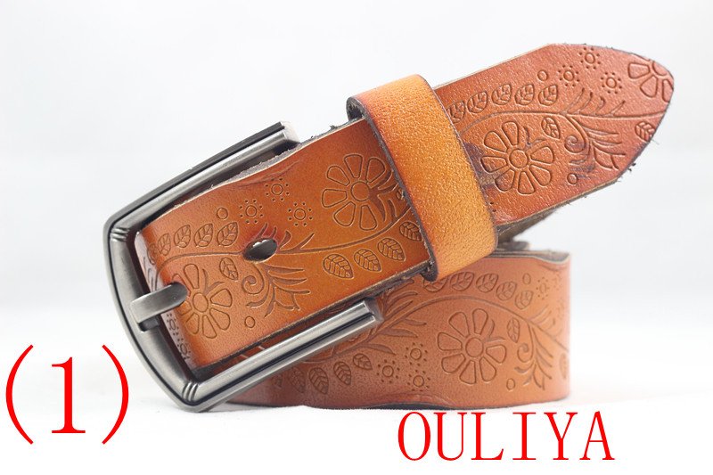 Free shipping for china air post mail/ leather belt for woman/ Genuine leather/crystaldecorate /retail or wholesale