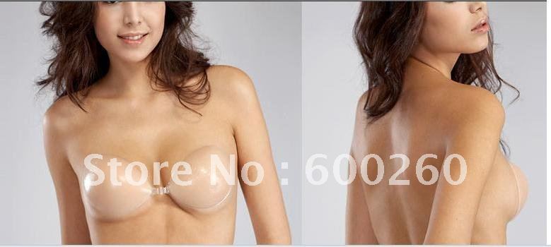 Free shipping FreeBra Original Silicone Nu Bra Cup B Invisible Bra Nubra#8640