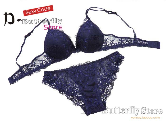 Free shipping ! French extravagant lace bra sexy bra underwear sets push up bra sets