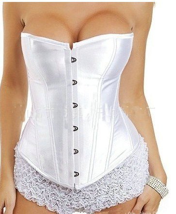 Free Shipping fun of the black white palace recoil vest corset