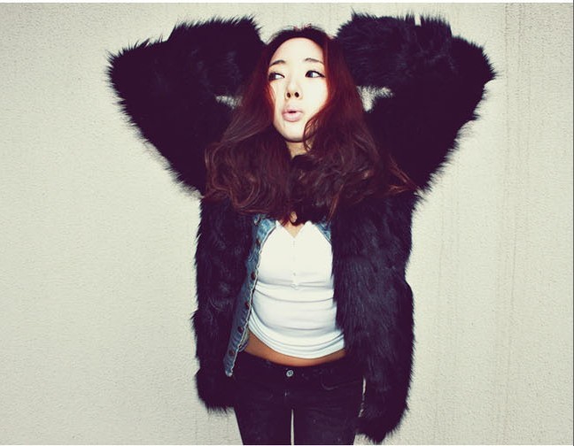 Free Shipping! Fur coat long design black fox fur outerwear fur coat star elegant tr1093