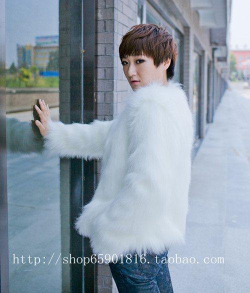 Free shipping Fur coat macrotrichia outerwear clothes fashion spring and autumn female medium-long