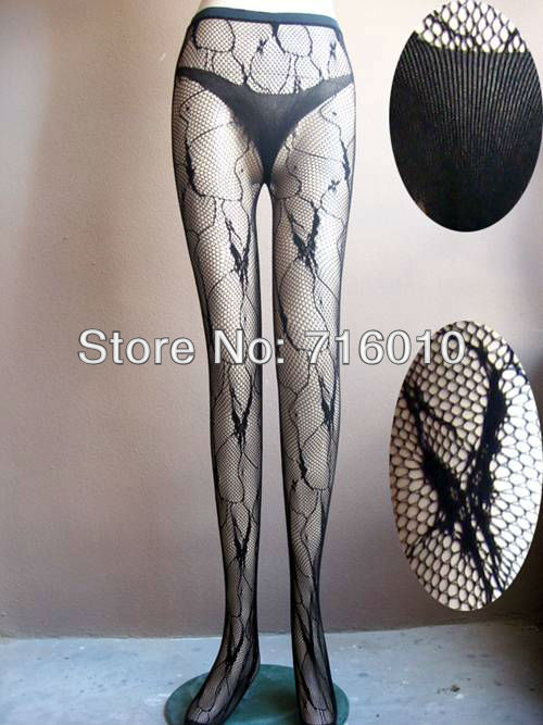 free shipping g string pattern fishnet pantyhose Non open-crotch pantynose Tights leggings women sexy pantihose jacquard 5362