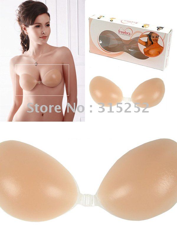 Free shipping+Garantee 80pcs/lot silicone nude bra,magic free bra,ladies hot sell