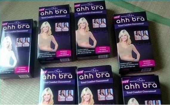 Free Shipping Genuine Ahh Bra Rhonda Shear Ahh Seamless Leisure Bra S M L XL XXL XXXL retail box package 30pcs/lot(10sets)