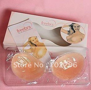 Free Shipping!Genuine invisible bra / silicone bra / invisible chest paste / 4 doubly thick