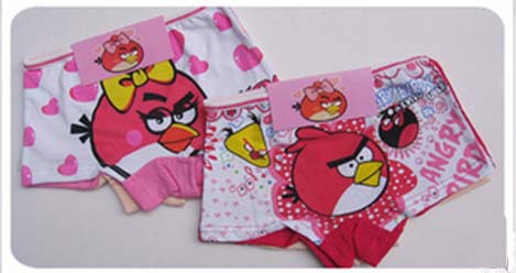 Free shipping!girls kids underwear fit 3-7yrs childrens cotton underwear more color random