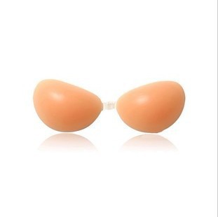 Free Shipping Good Quality Strapless Invisible Silicon Nubra Nude Bra Freebra