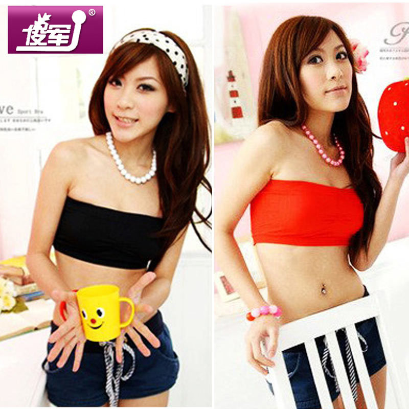 Free Shipping H310 all-match female top candy color tube top bra 100% cotton around the chest underwear tube top tube top