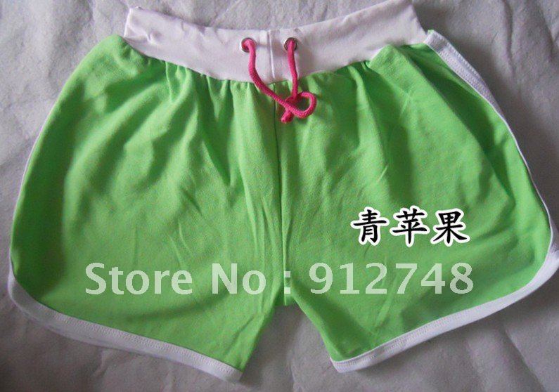 free shipping Han edition female candy colors fashion hot pants/sports super shortsA-2