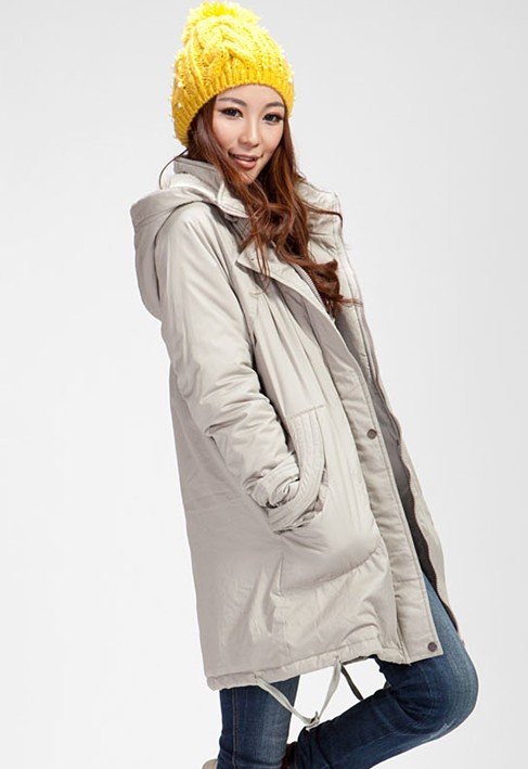 free shipping ! Han2 ban3 cotton-padded jacket upset winter long style quilted jacket coat