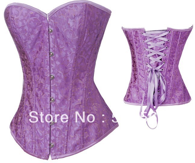 Free Shipping High Quality Best Selling Pink Sexy Bustier/Corset /Sexy Lingerie +G String./Size S-XXL