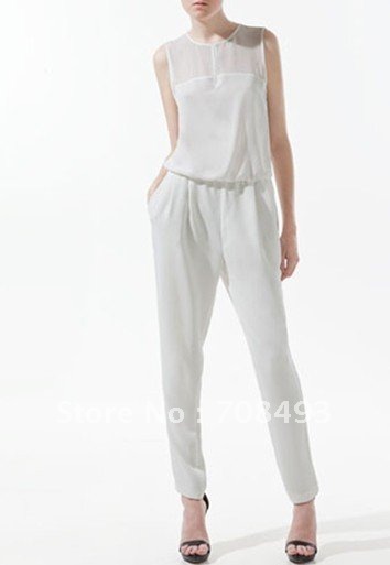 Free shipping high quality fashion cotton trousers /  fashion Jumpsuits /  summer Jumpsuits / Jumpsuits women /  Jumpsuits 2012