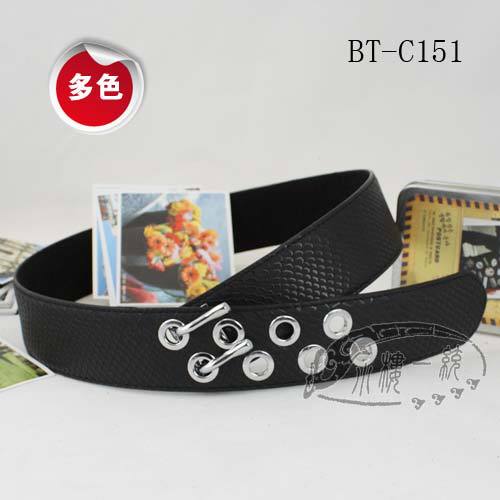 Free shipping high-quality fashion ladies belts Women Snake Skin Stud Leather Wide Wrap Belt BT-C151