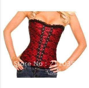 free shipping high quality Fashion sexy royal shapewear body shaping vest corset brief tiebelt Cheap sexy lingerie