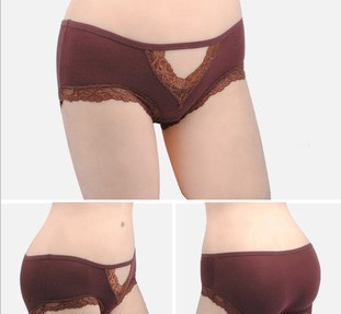 free shipping! high quality modal sexy women's middle waist panties