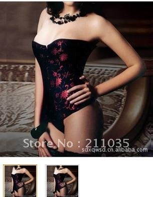 free shipping high quality Royal shapewear body shaping vest abdomen drawing push up red jacquard lace decoration female shaper