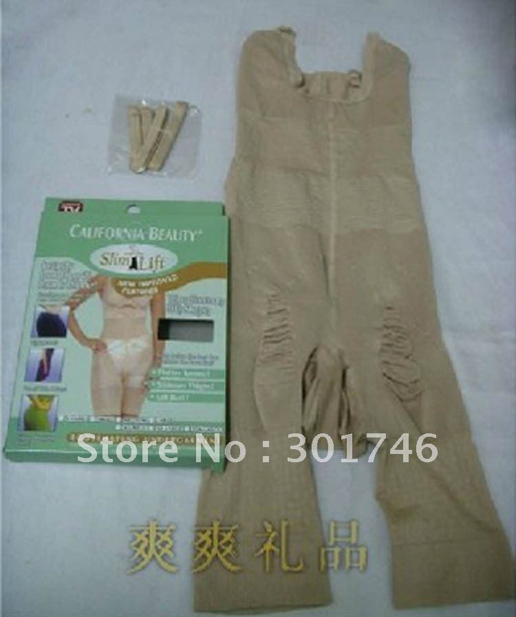 Free shipping High quality Slim n lift/slim lift Underwear Full Body Shaper with Strap with retail box