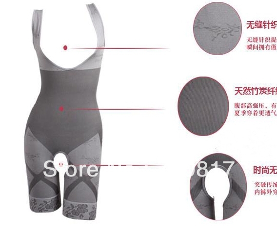 Free shipping,High Quality Slim Underwear Slimming Suits Body Shaper Bamboo Charcoal Sculpting Underwear,30pcs/lot!